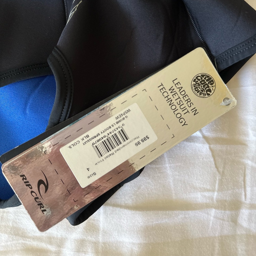 Ripcurl women’s g-bomb booty spring suit size 4
